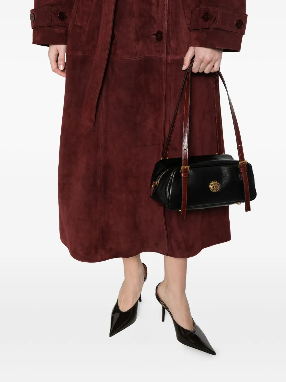 EmblèMe Small Leather Shoulder Bag sold by Wanan Luxury product image thumbnail 3