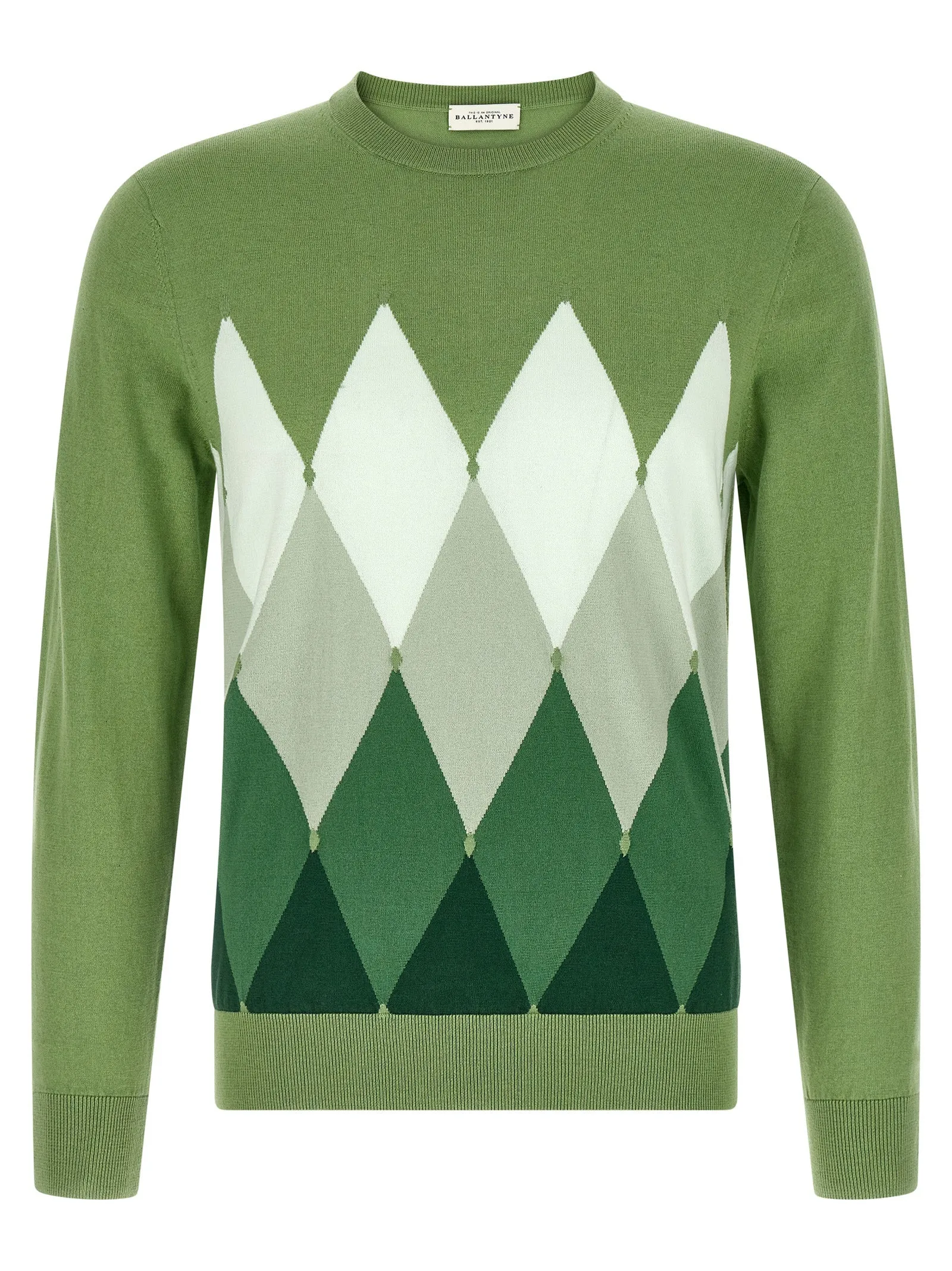 Argyle Sweater Sweaters And Cardigans Green sold by Wanan Luxury