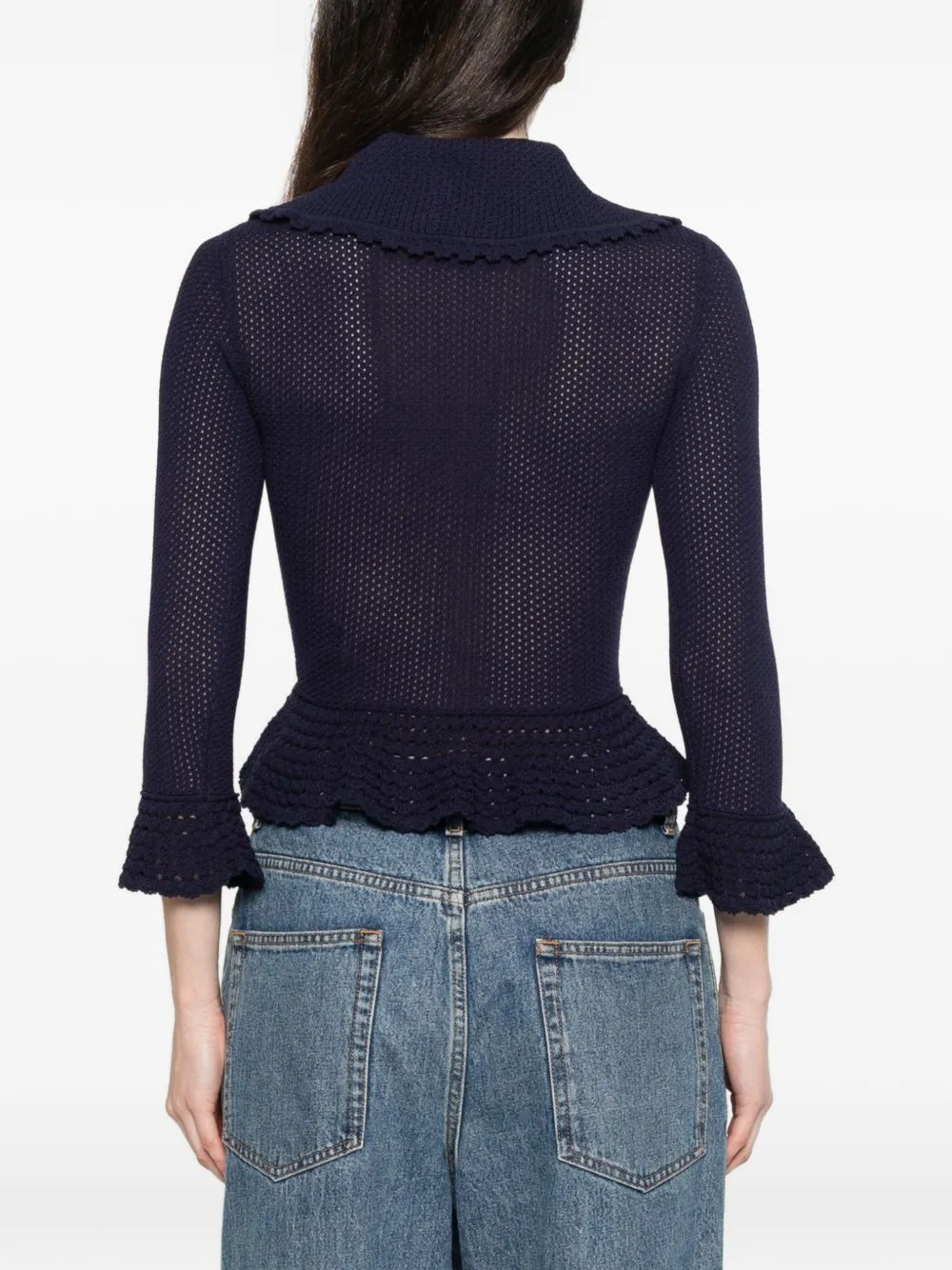 Peplum Cardigan sold by Wanan Luxury product image thumbnail 3