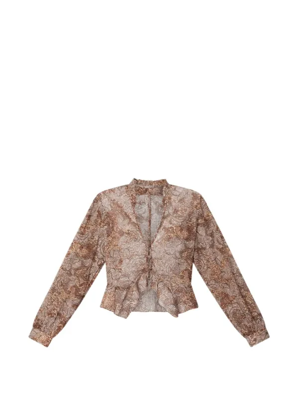 Celeny Printed Blouse made by Isabel Marant