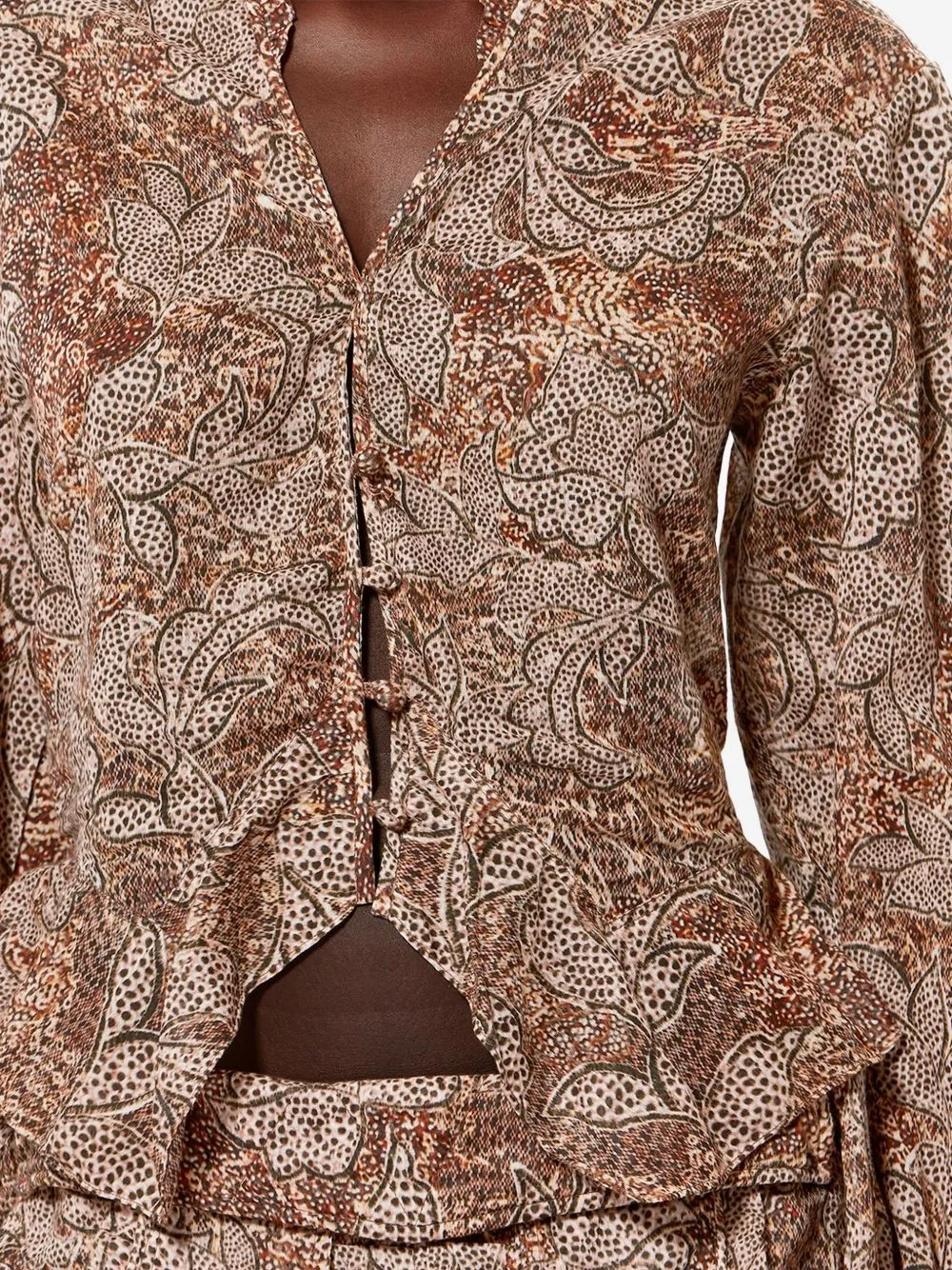 Celeny Printed Blouse sold by Wanan Luxury product image thumbnail 2