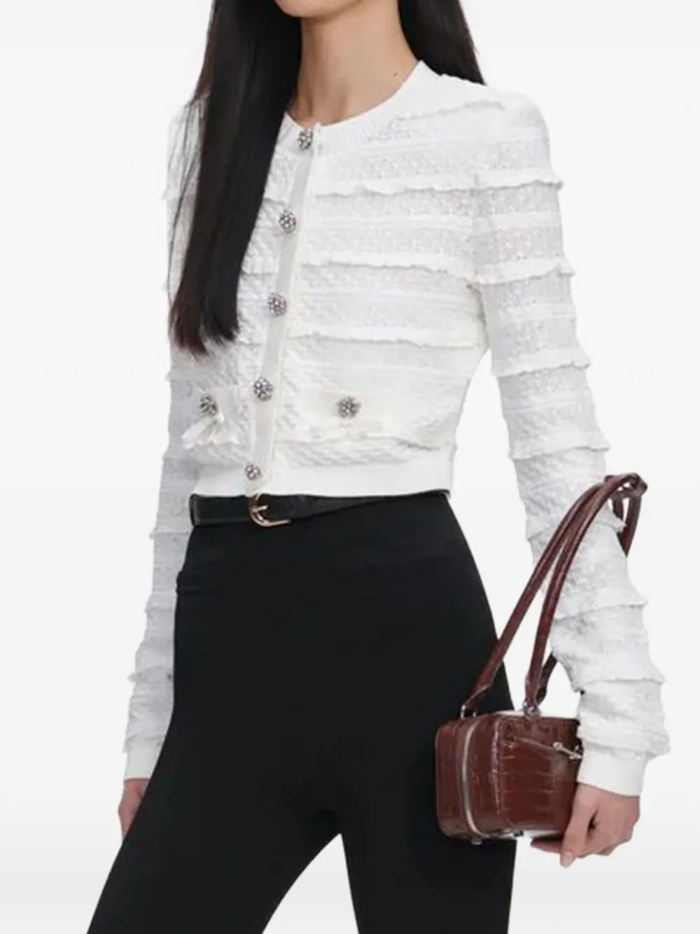 Crewneck Cardigan sold by Wanan Luxury product image thumbnail 2