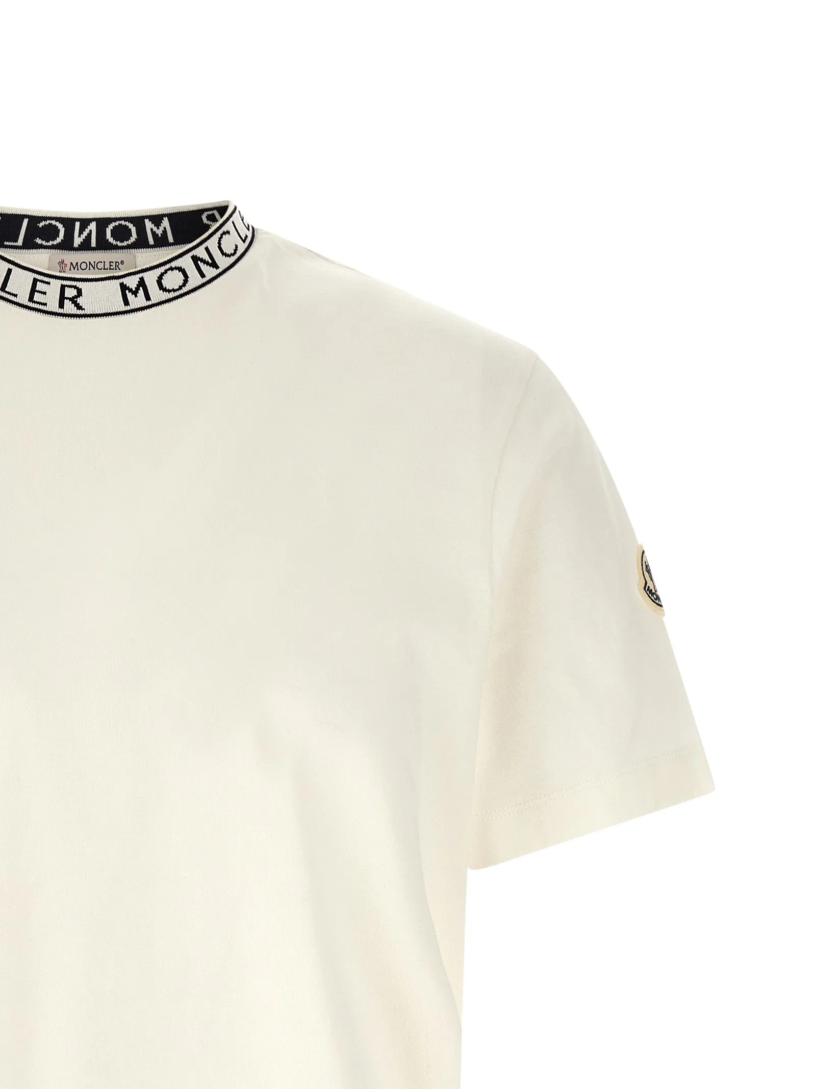 Logo Crew Neck T-Shirt White sold by Wanan Luxury product image thumbnail 3