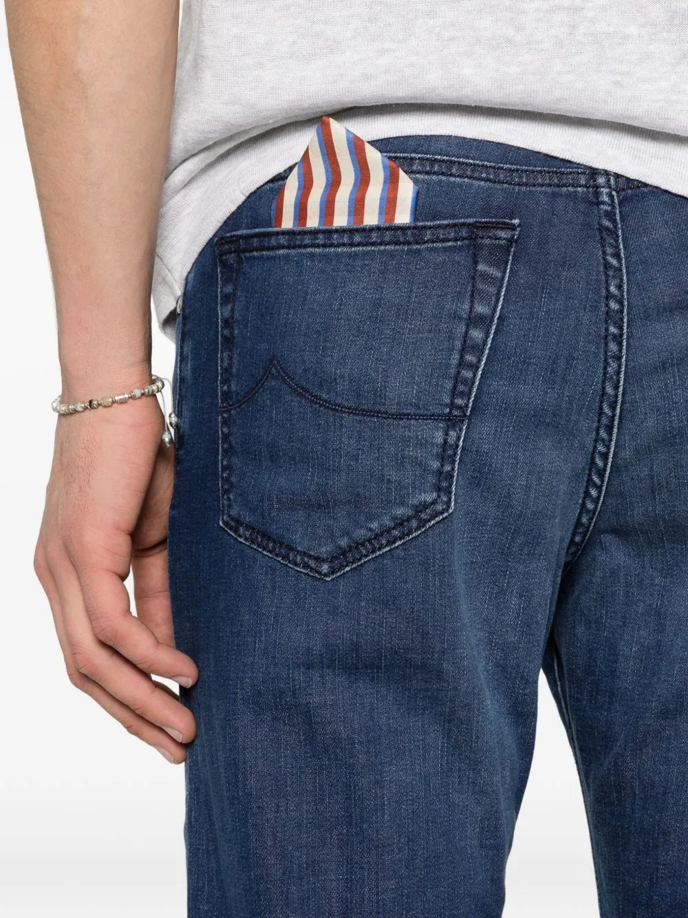 Slim Fit Denim Jeans sold by Wanan Luxury product image thumbnail 2
