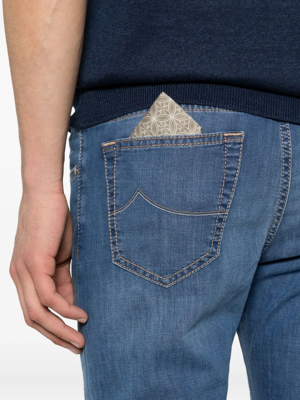 Slim Fit Denim Jeans sold by Wanan Luxury product image thumbnail 5