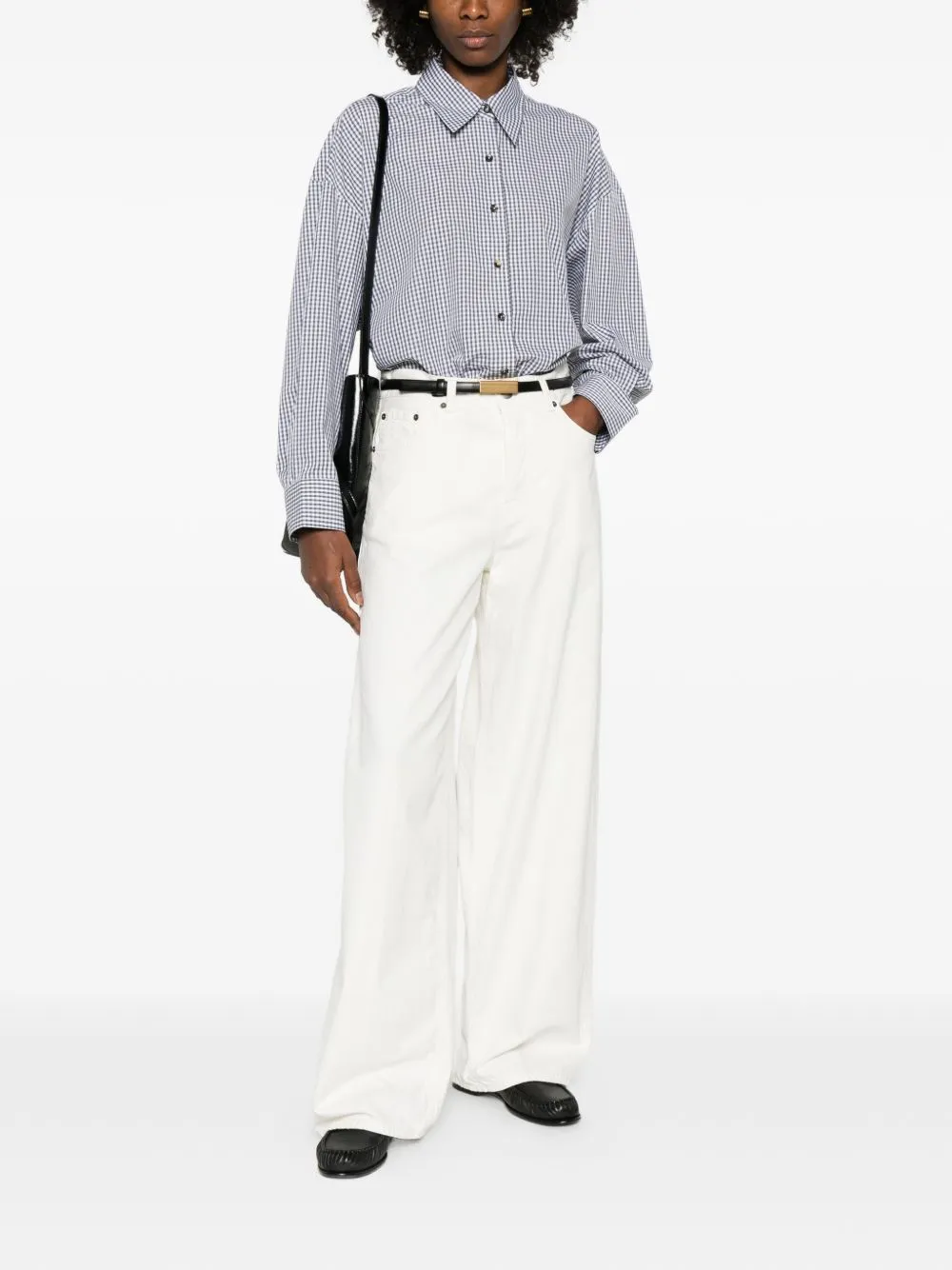 Bethany Wide-Leg Denim Jeans sold by Wanan Luxury product image thumbnail 2