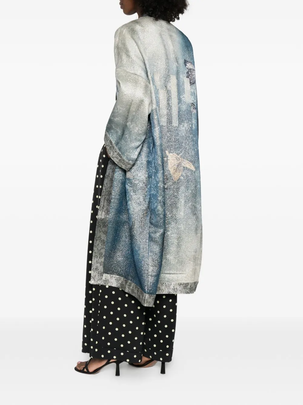 Printed Kimono Jacket sold by Wanan Luxury product image thumbnail 2