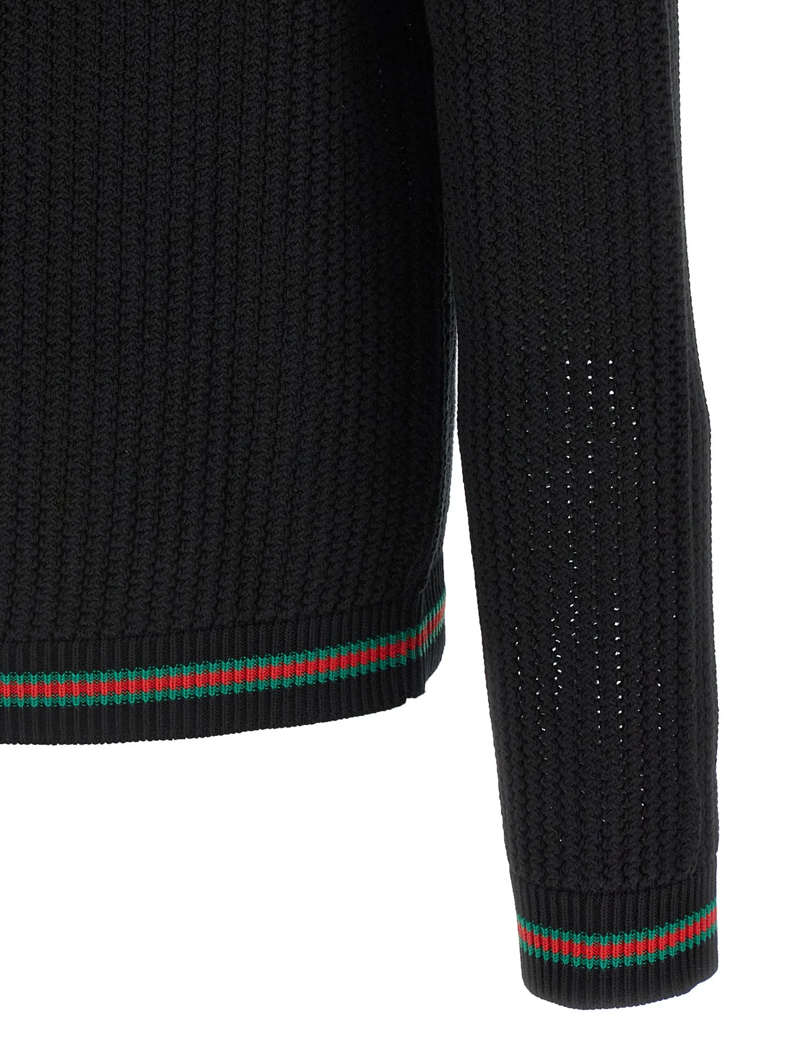 Web Ribbon Cardigan Sweaters And Cardigans Black sold by Wanan Luxury product image thumbnail 4