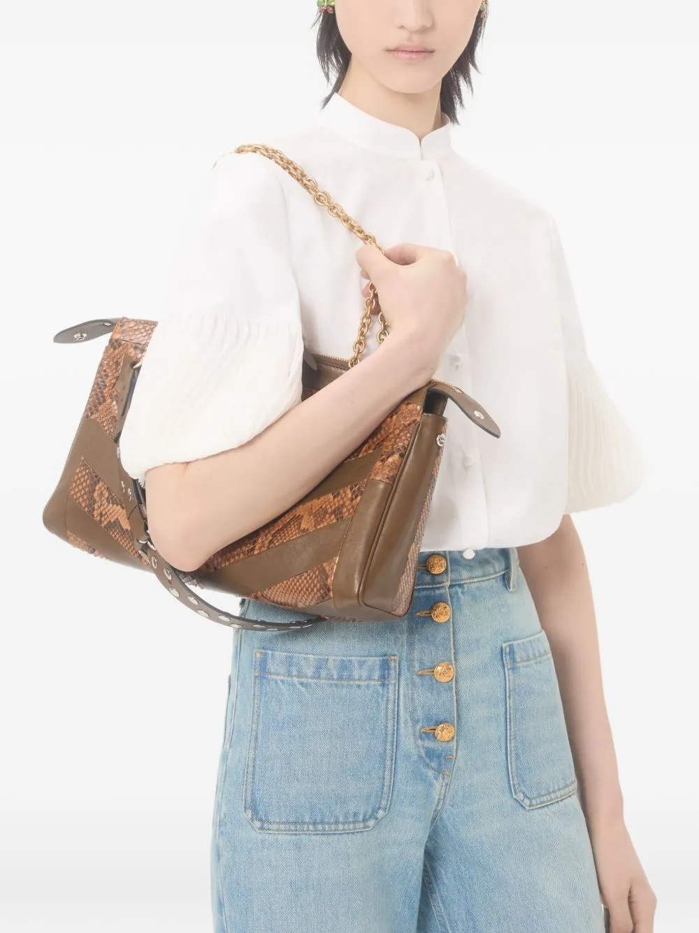 Embroiderded Cotton Shirt sold by Wanan Luxury product image thumbnail 2