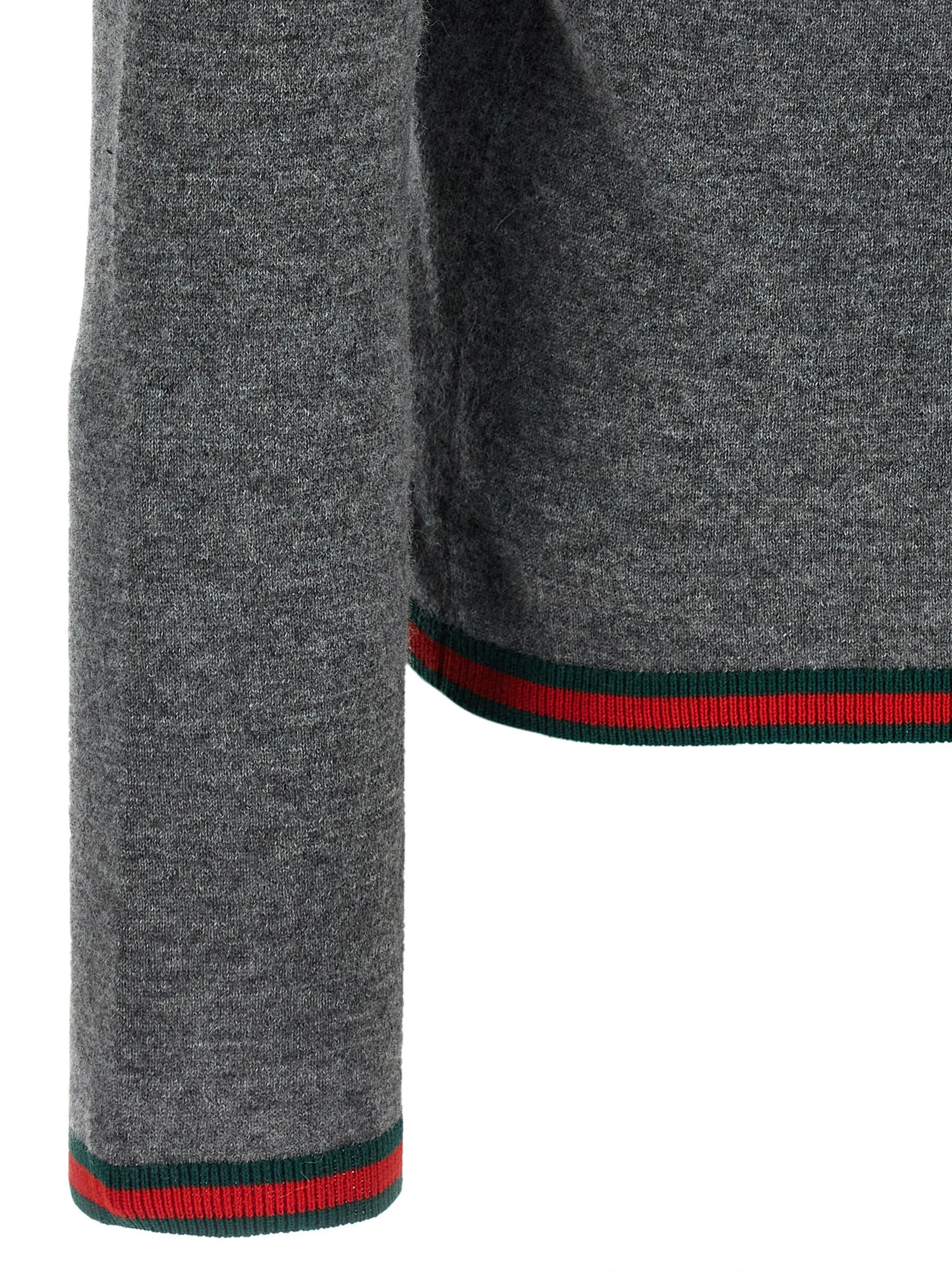 Web Ribbon Mesh Sweaters And Cardigans Gray sold by Wanan Luxury product image thumbnail 4
