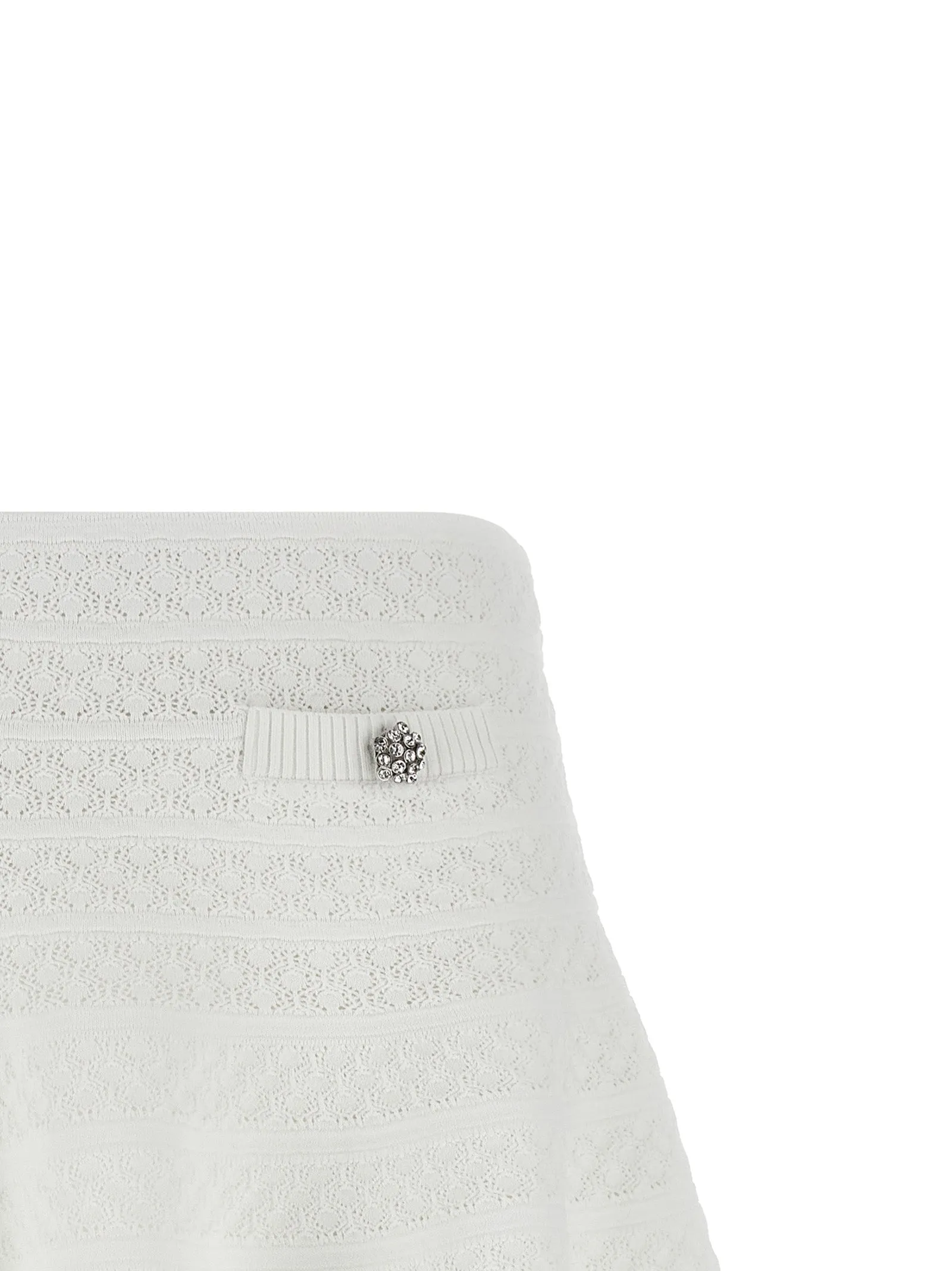 Pointelle Knit Skirts White sold by Wanan Luxury product image thumbnail 3