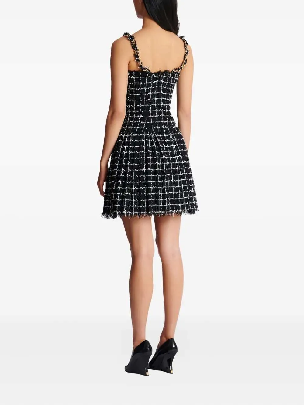 Tweed Dress With Chain sold by Wanan Luxury product image thumbnail 4