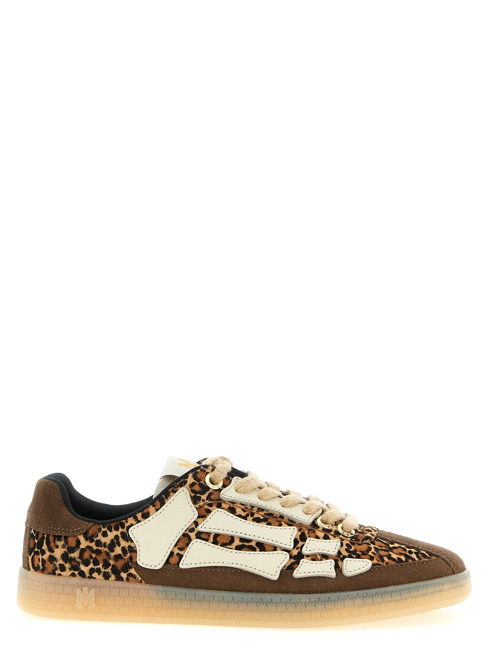 Leopard Pacific Bones Sneakers Brown sold by Wanan Luxury