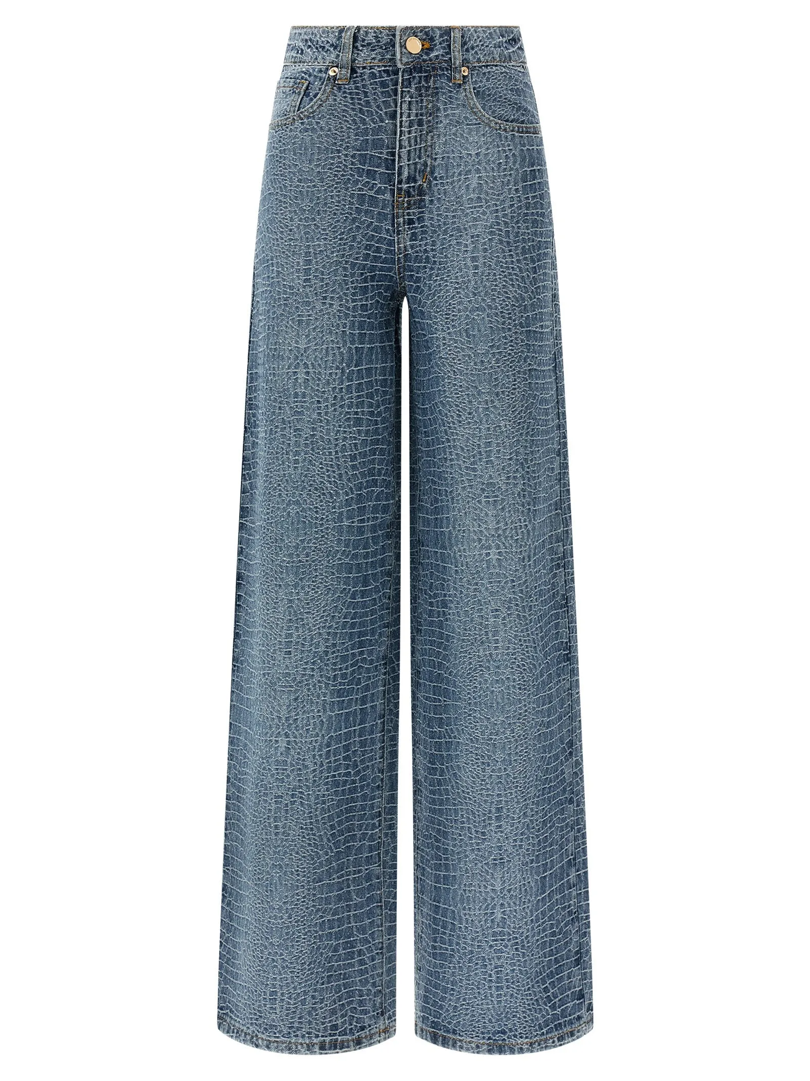 Rhinestone Jeans Multicolor sold by Wanan Luxury