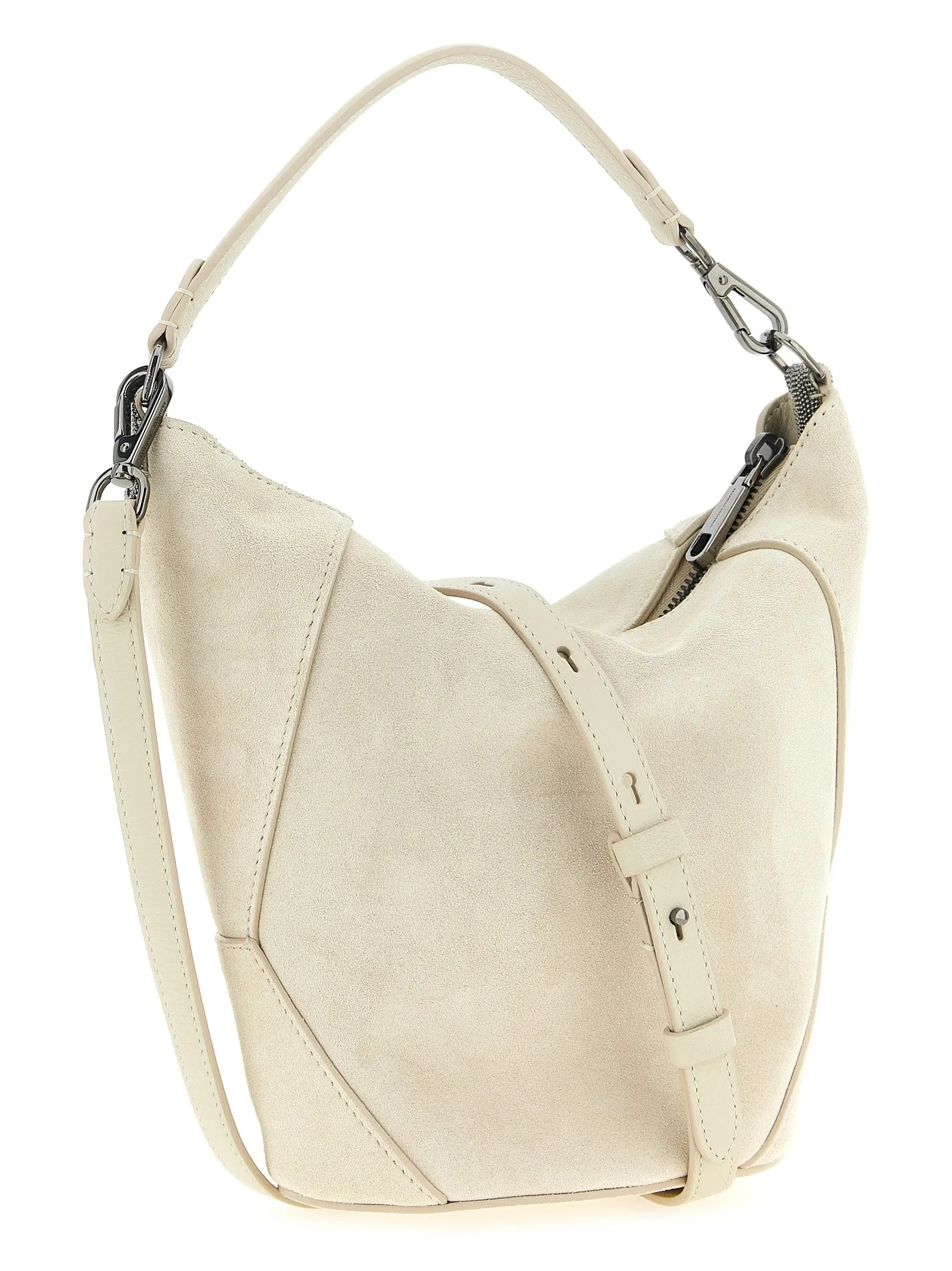 Suede Handbag Hand Bags White sold by Wanan Luxury product image thumbnail 2