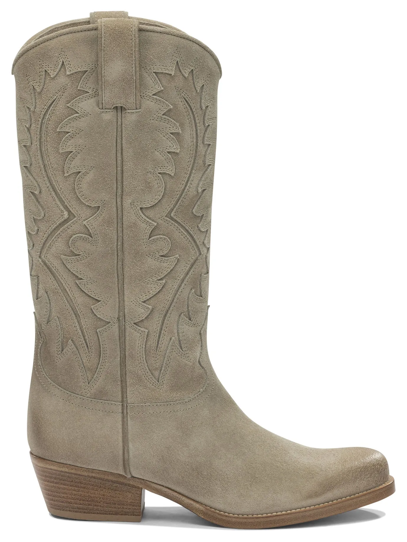 Leather Cowboy Boots Boots And Ankle Boots Beige sold by Wanan Luxury