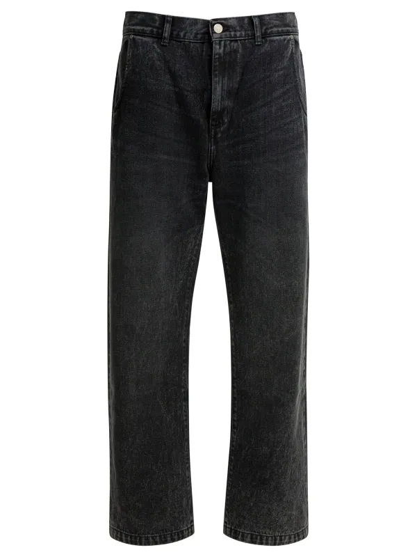 Straight-Leg Jeans Black made by mfpen
