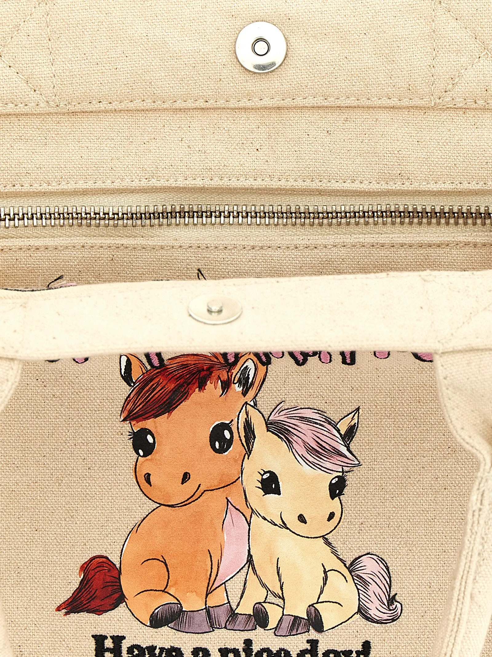 Pony Tote Bag Beige sold by Wanan Luxury product image thumbnail 4