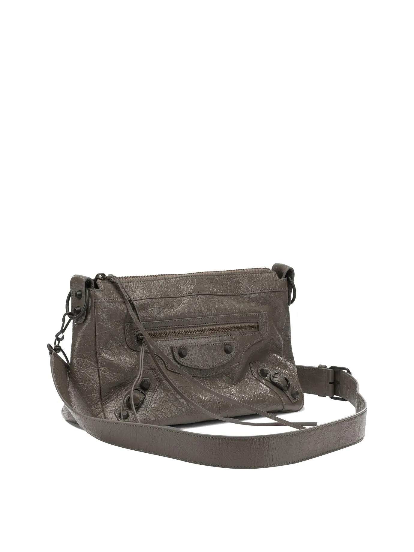 Le City Moto Shoulder Bags Grey sold by Wanan Luxury product image thumbnail 2