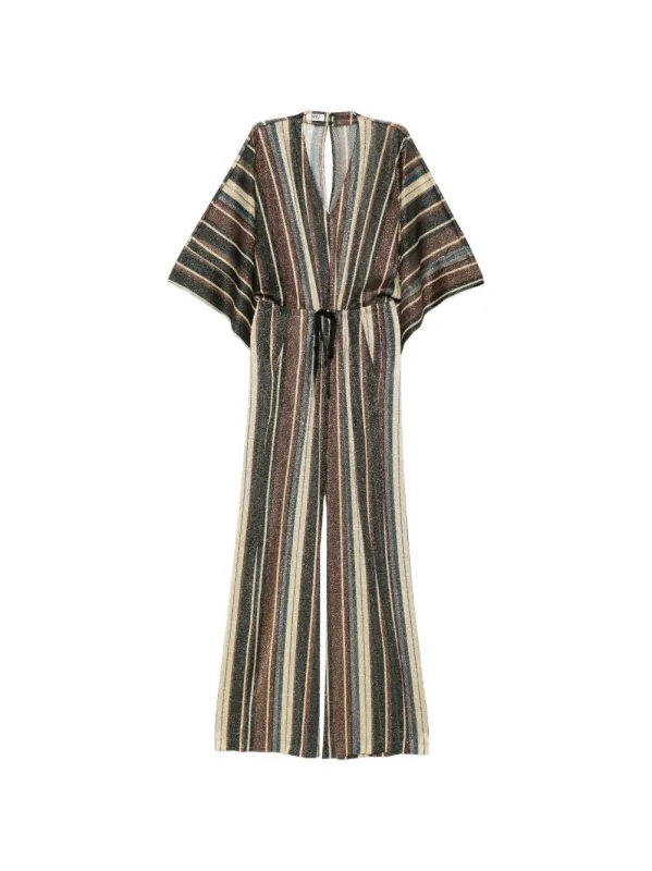 Striped Long Jumpsuit made by Wanan Luxury