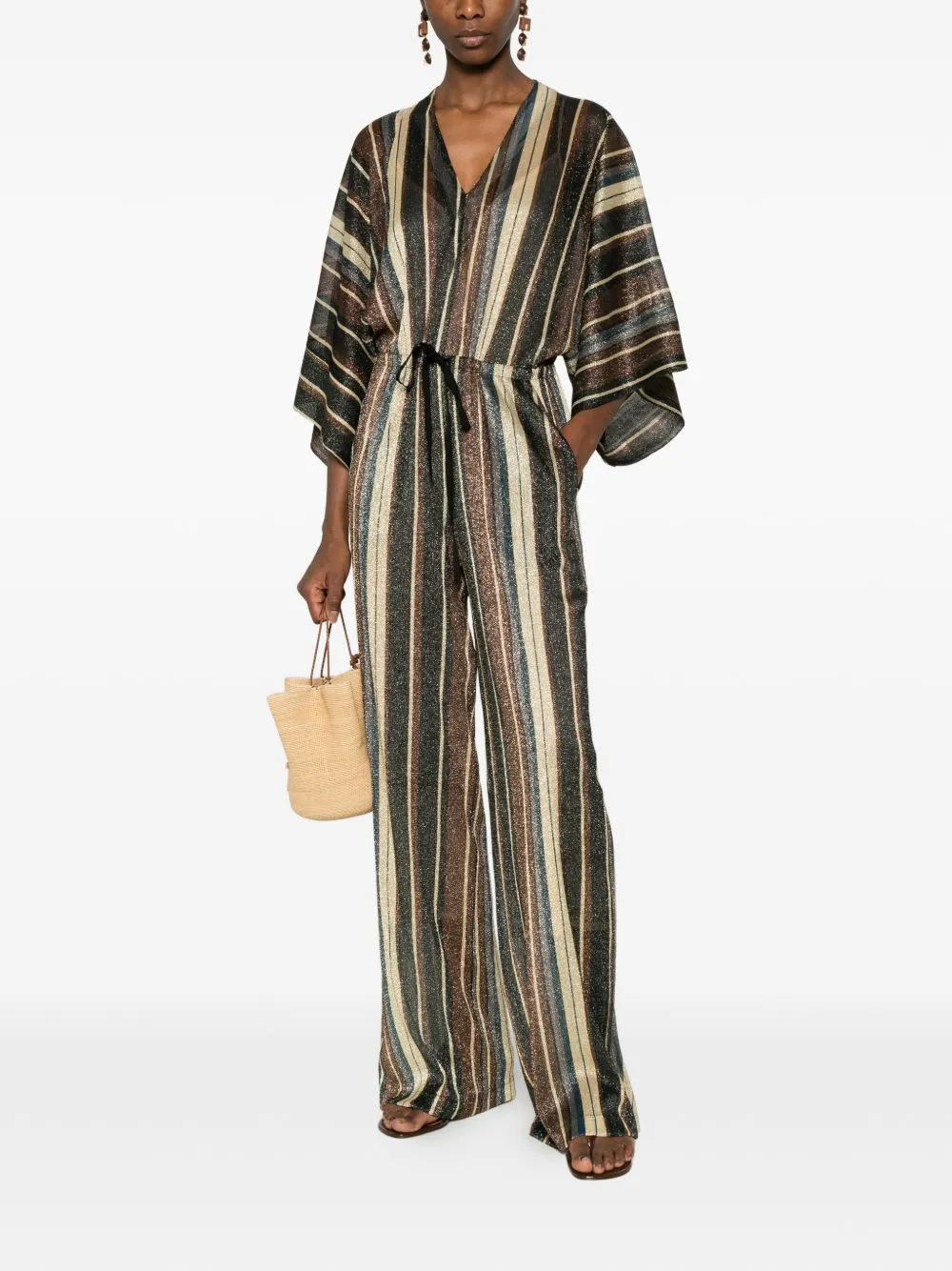 Striped Long Jumpsuit sold by Wanan Luxury product image thumbnail 5