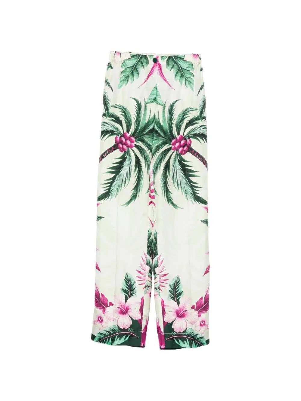 Printed Silk Trousers sold by Wanan Luxury