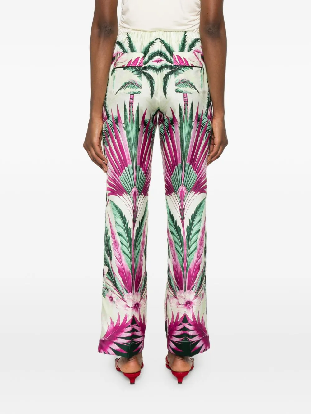 Printed Silk Trousers sold by Wanan Luxury product image thumbnail 5