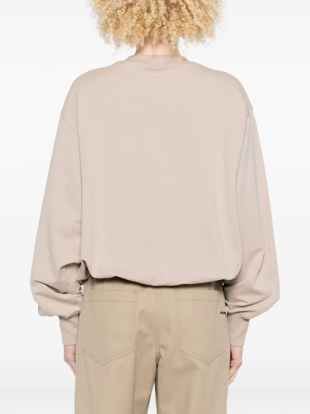 Cotton Crewneck Sweatshirt sold by Wanan Luxury product image thumbnail 5