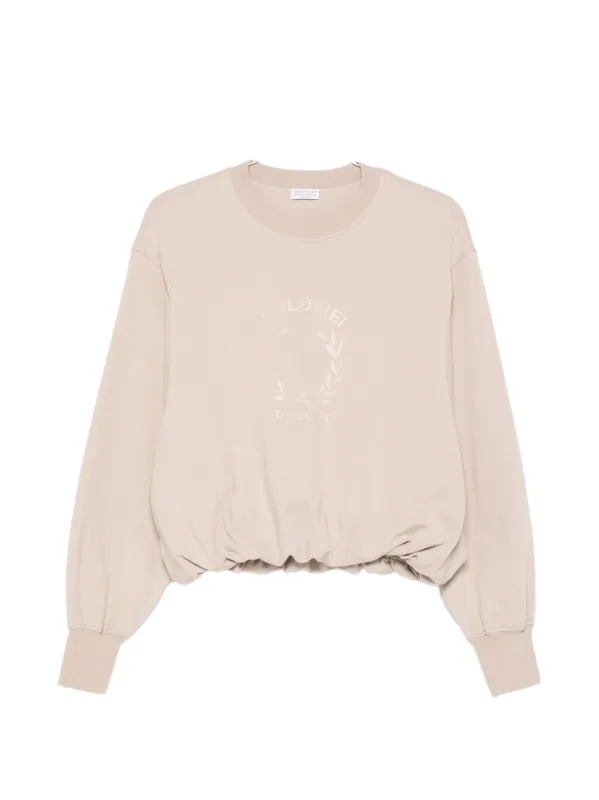 Cotton Crewneck Sweatshirt sold by Wanan Luxury