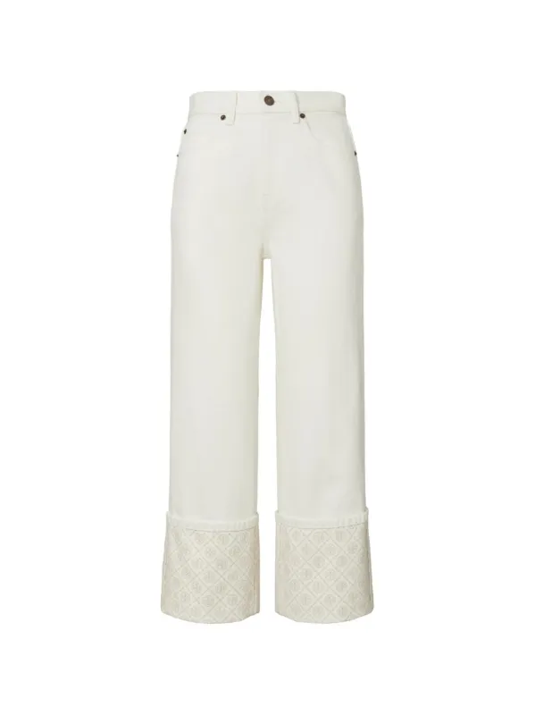 Denim Cotton Jeans made by Tory Burch
