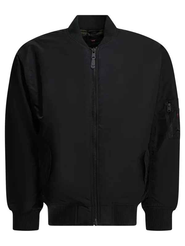 Long-Sleeved Bomber Jacket Jackets And Coats Black made by Levi's