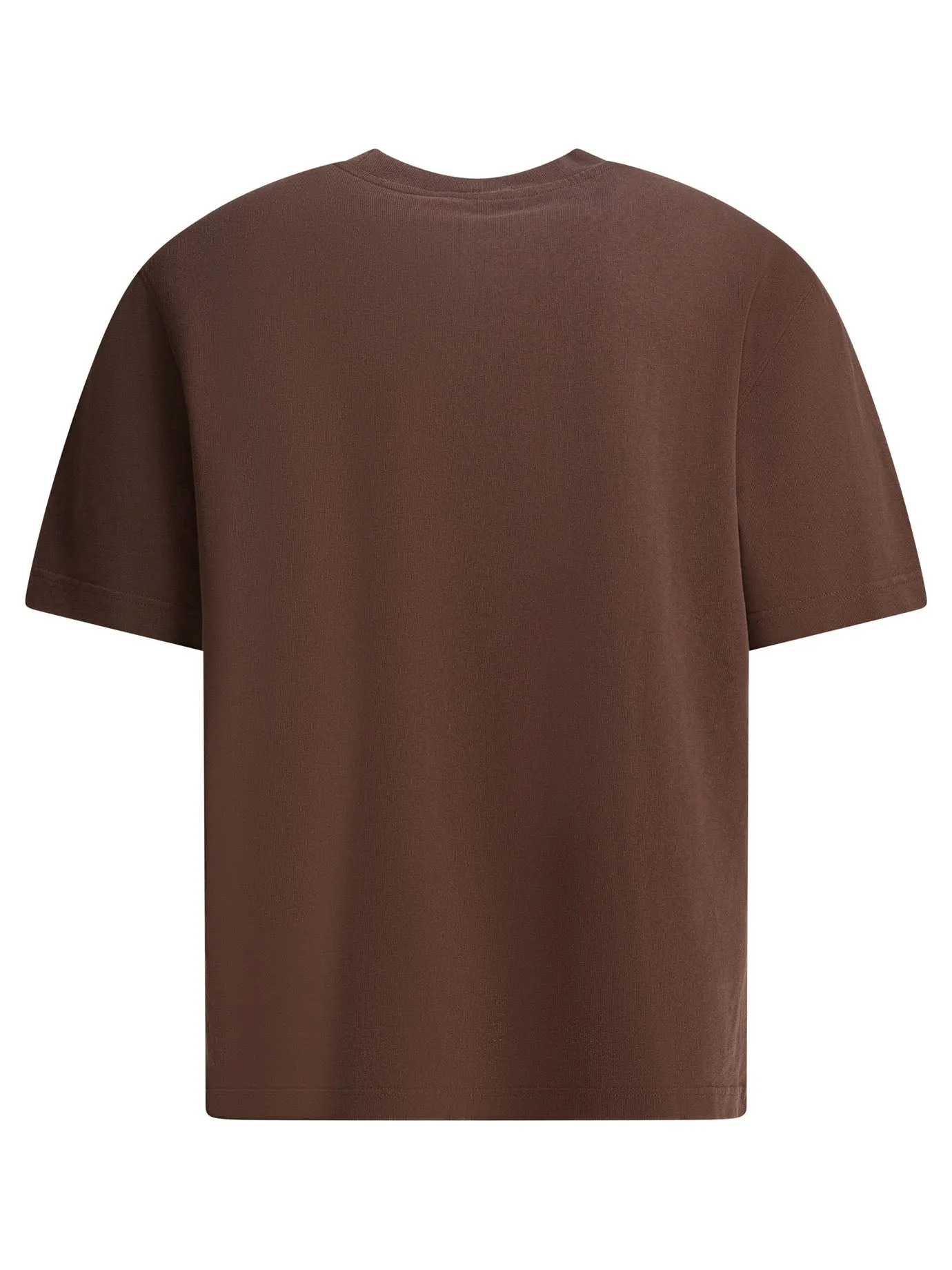 T-Shirt With Gros Grain Logo T-Shirts Brown sold by Wanan Luxury product image thumbnail 2