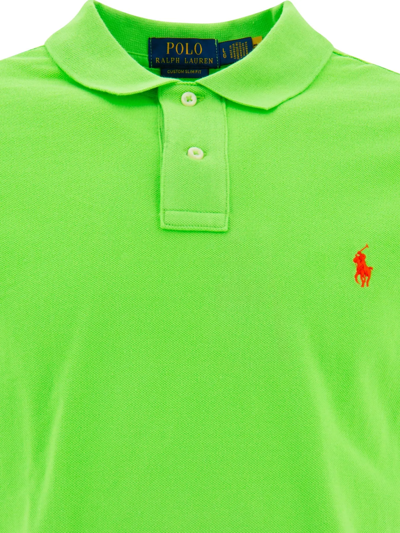 Pique Polo Shirt Polo Shirts Green sold by Wanan Luxury product image thumbnail 3