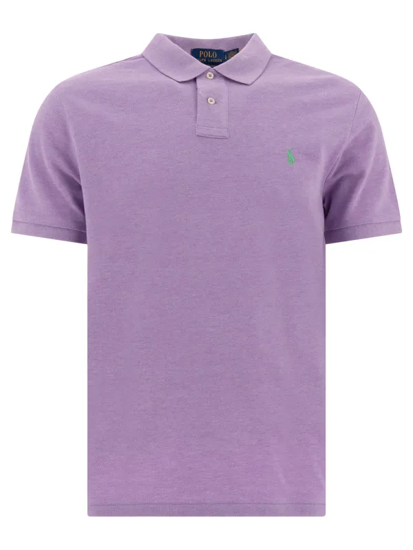 Pique Polo Shirt Polo Shirts Purple made by Polo by Ralph Lauren