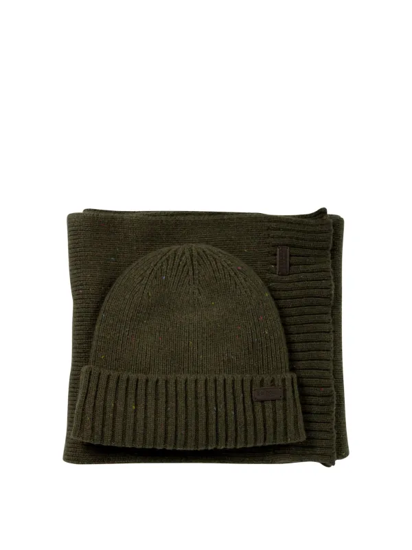 Carlton Fleck Sciarpe & Foulard Green made by Barbour