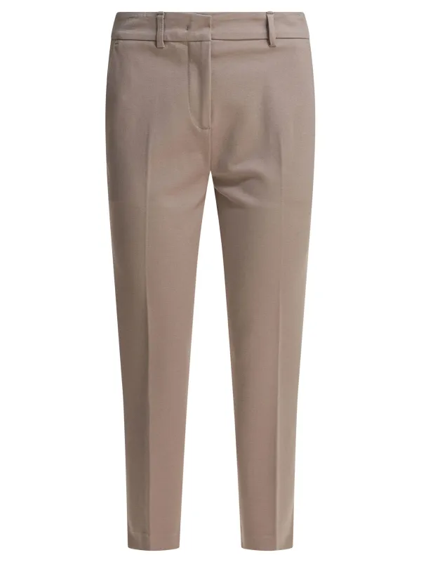 Viscose Pants Trousers Beige made by Wanan Luxury