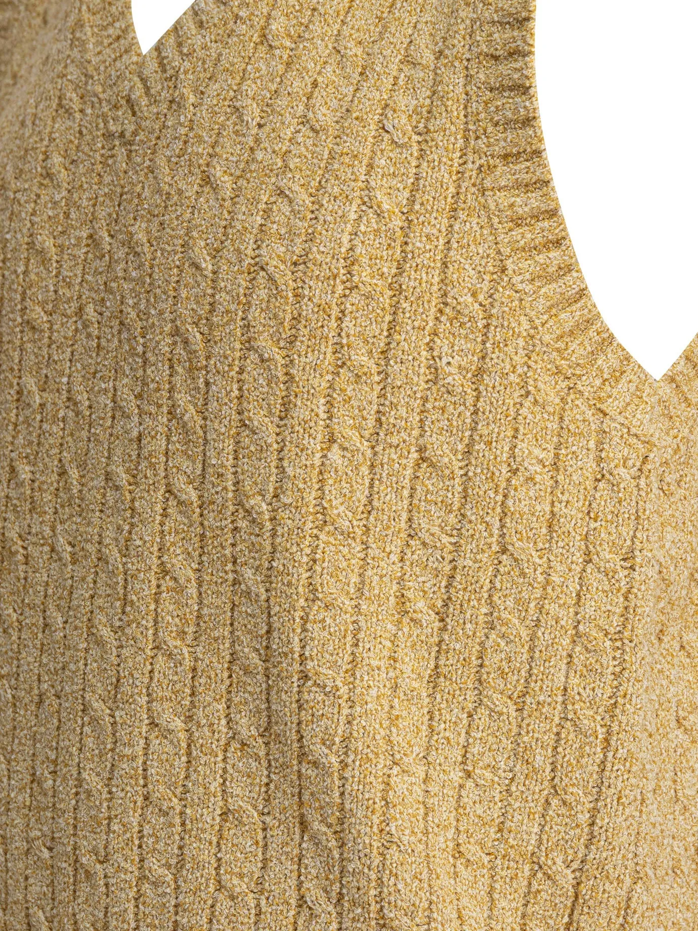V-Neck Vest Knitwear Beige sold by Wanan Luxury product image thumbnail 4