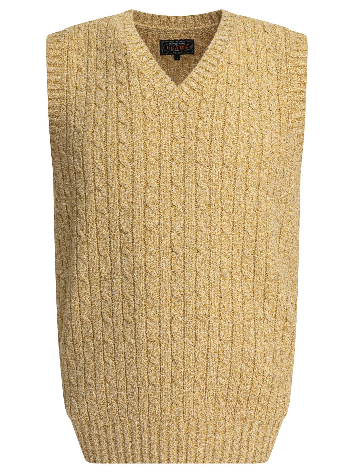 V-Neck Vest Knitwear Beige sold by Wanan Luxury