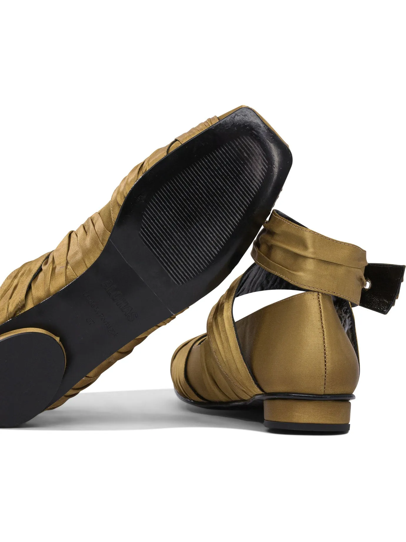 Volant Ballerinas Gold sold by Wanan Luxury product image thumbnail 4
