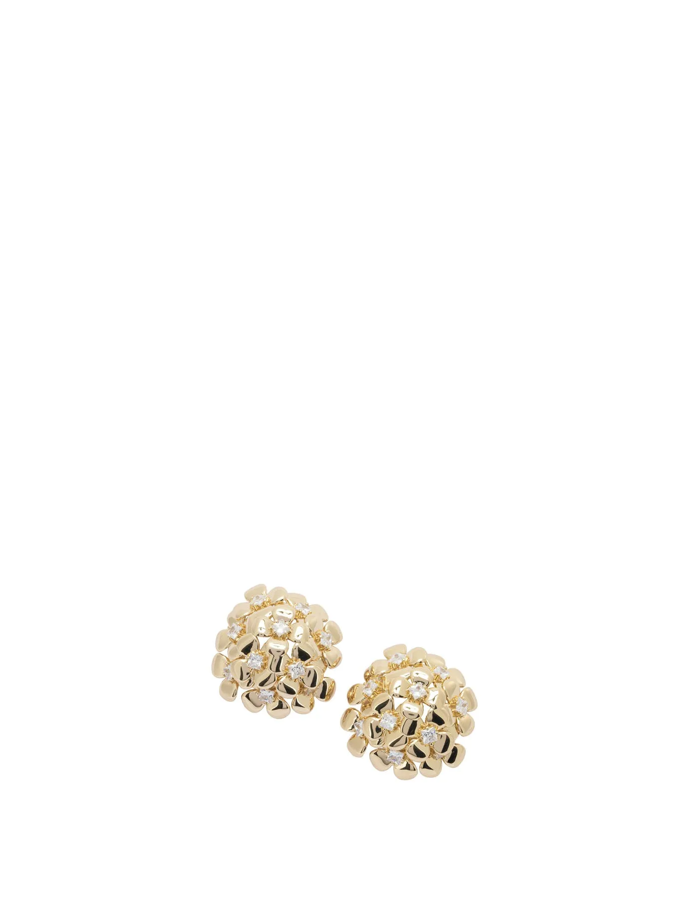Earrings With Golden Flowers Jewels Gold sold by Wanan Luxury