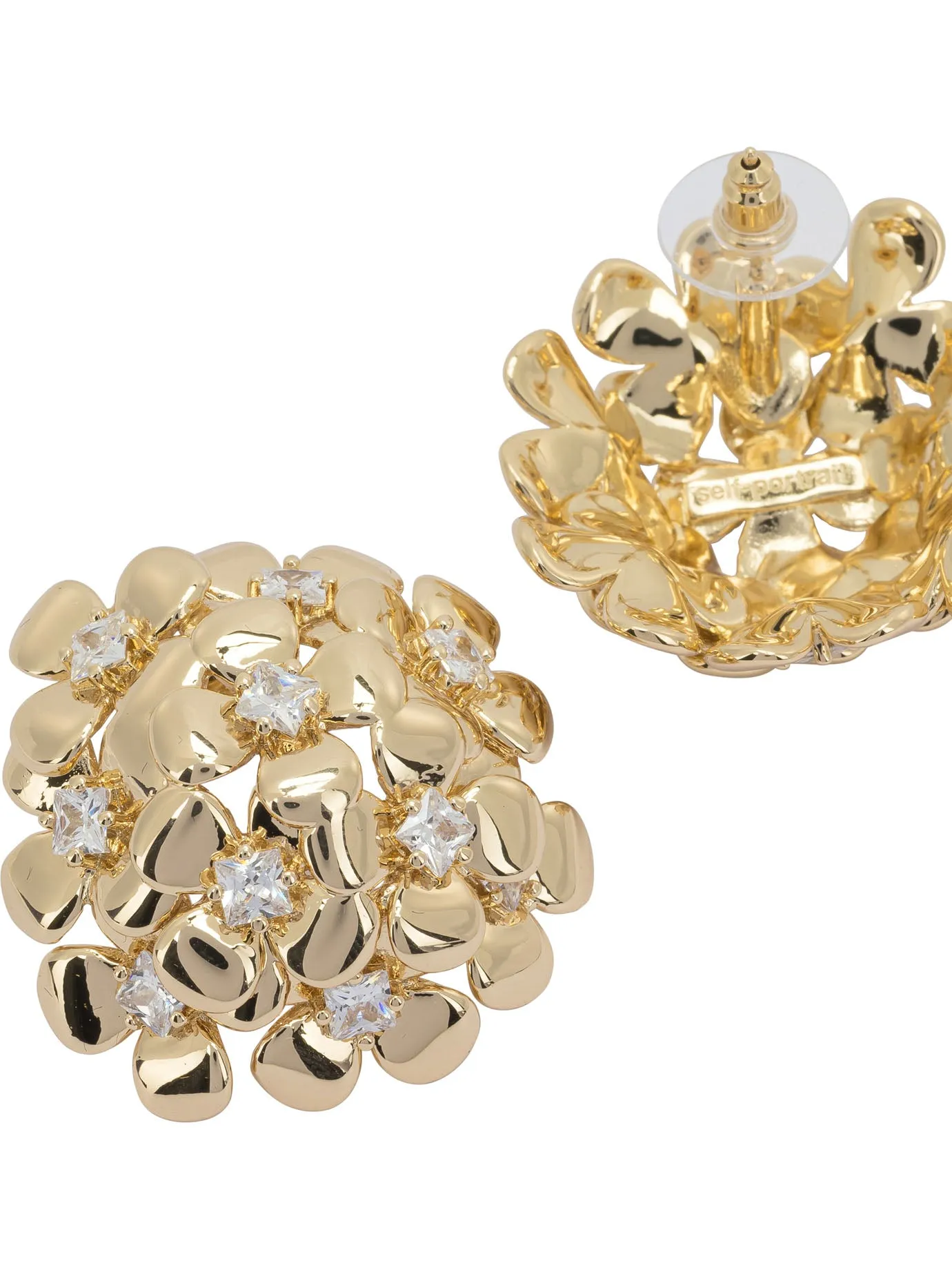 Earrings With Golden Flowers Jewels Gold sold by Wanan Luxury product image thumbnail 2
