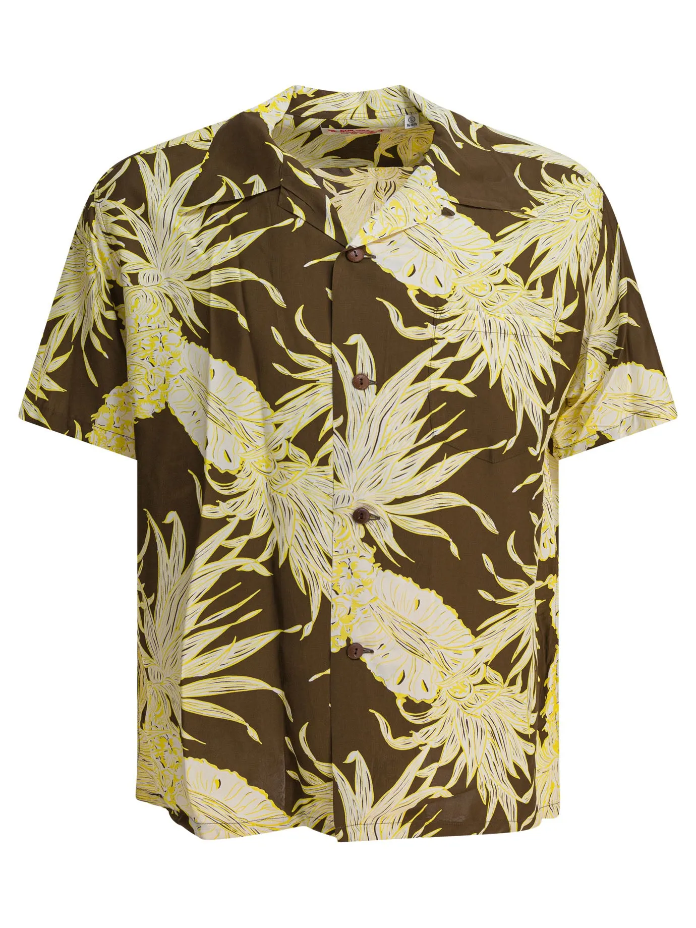 Island Pineapple Shirts Brown sold by Wanan Luxury