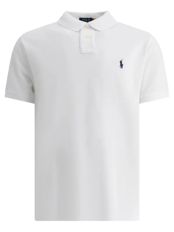 Polo Shirt With Buttons And Logo Polo Shirts White sold by Wanan Luxury