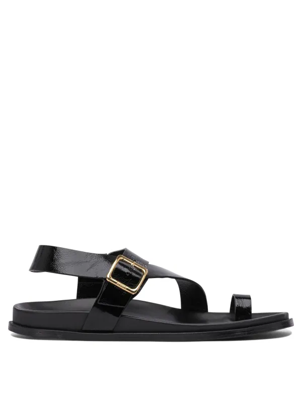 Siren Onix Sandals Black made by Alohas