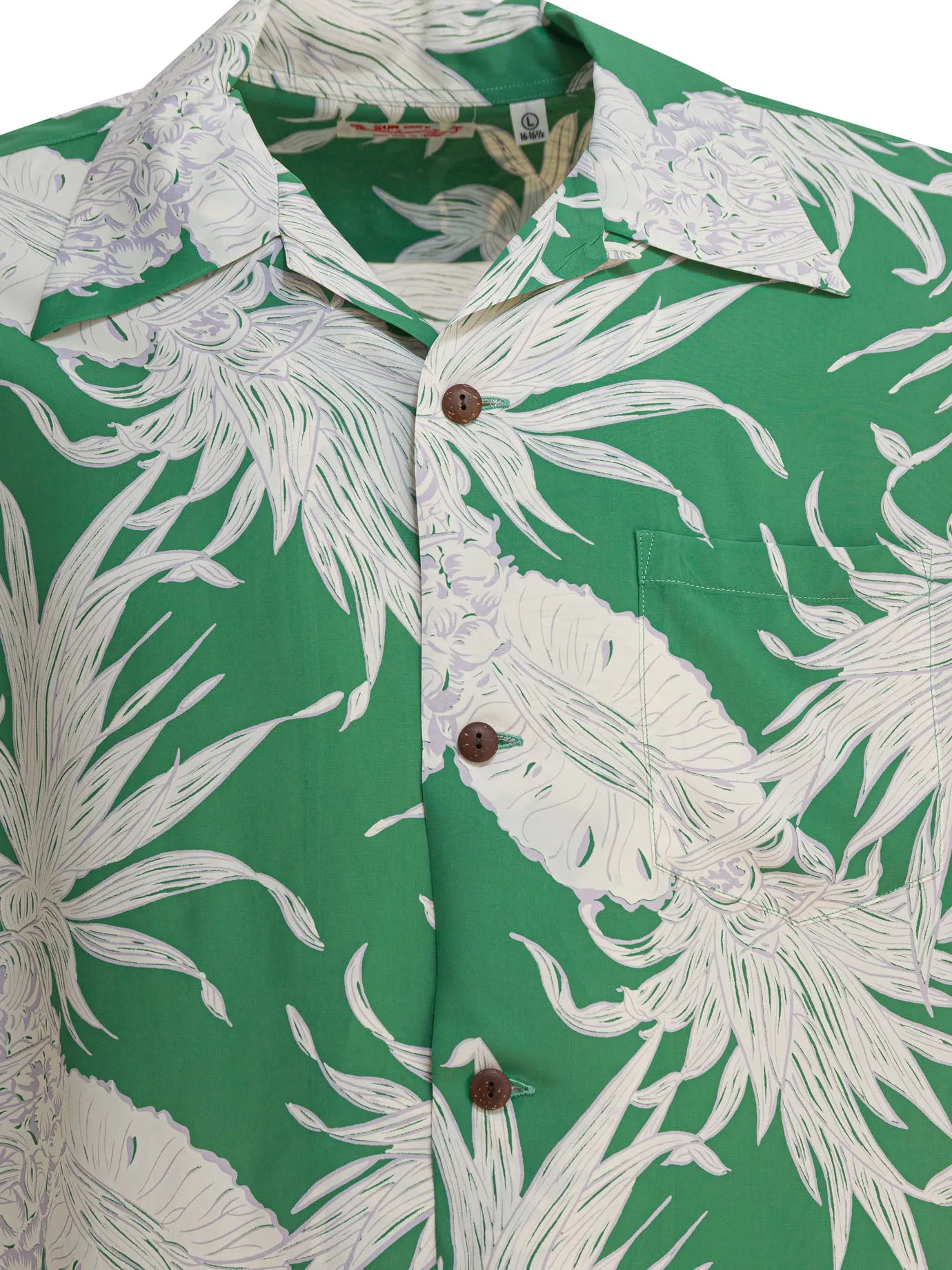 Island Pineapple Shirts Green sold by Wanan Luxury product image thumbnail 3