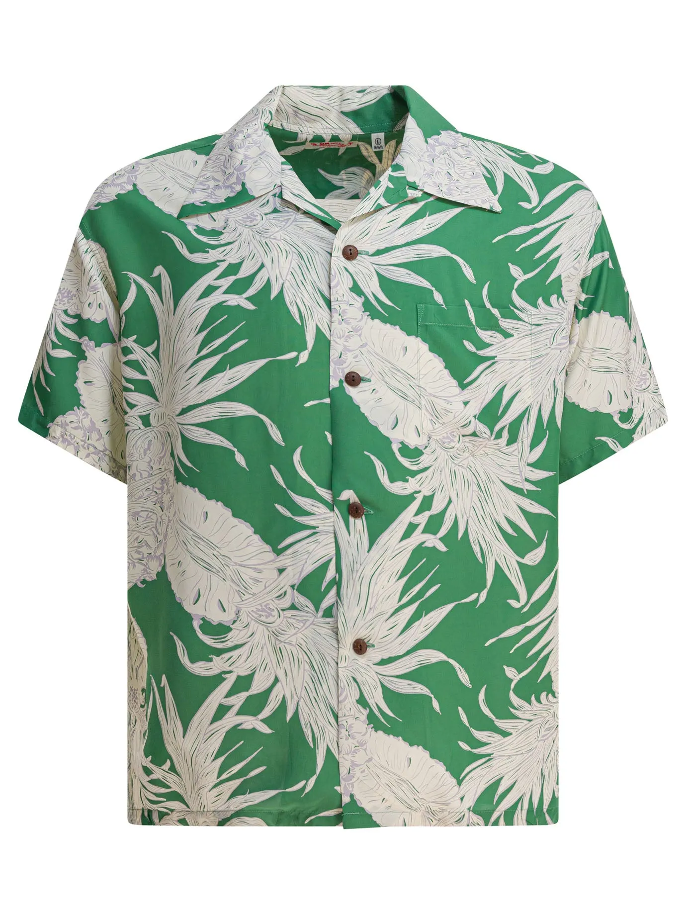 Island Pineapple Shirts Green sold by Wanan Luxury