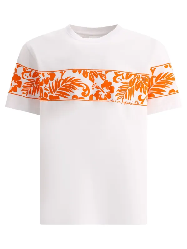 Cotton Crewneck T-Shirt T-Shirts White made by MAISON KITSUNE