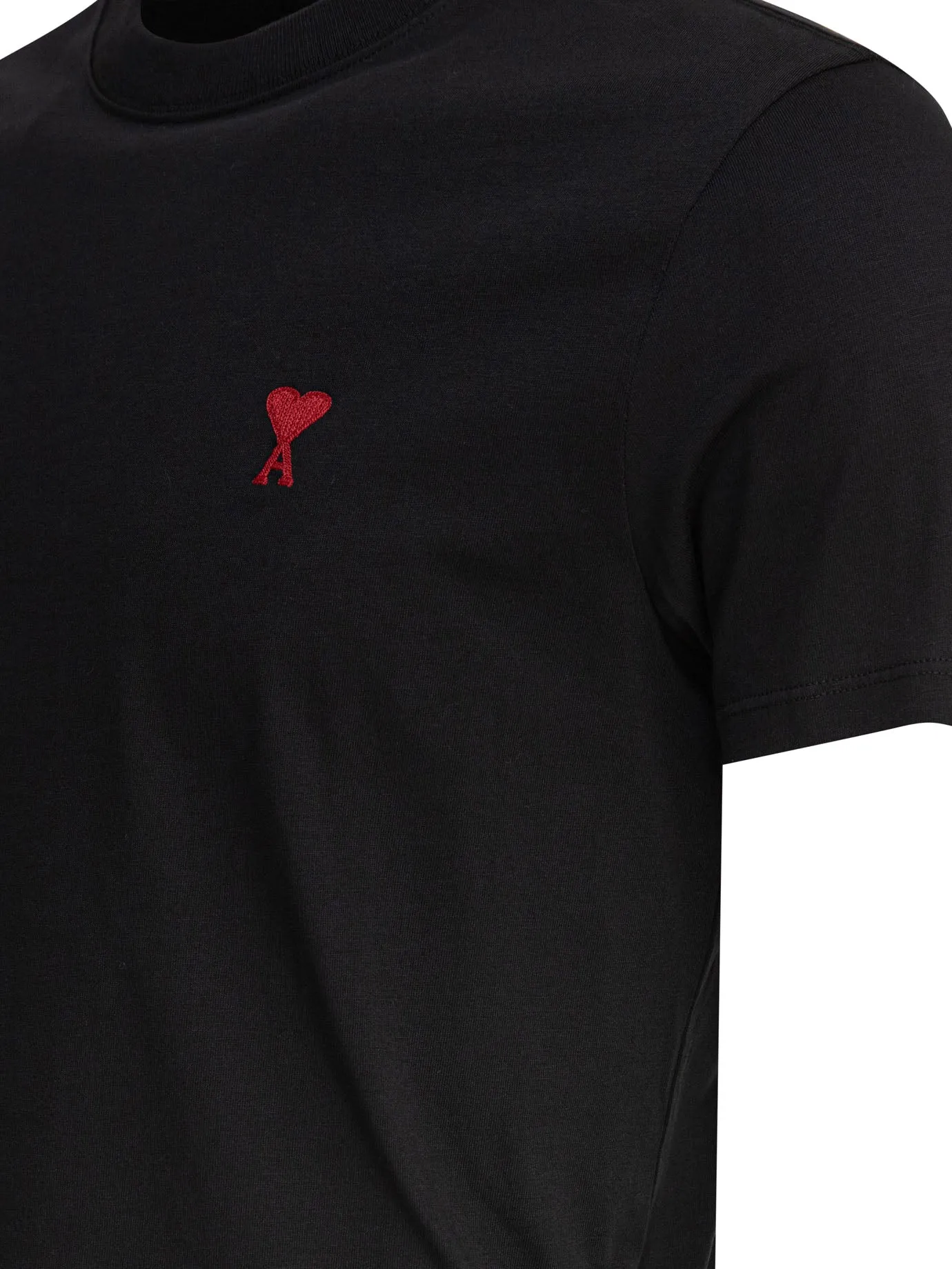 Crew-Neck T-Shirt With Logo T-Shirts Black sold by Wanan Luxury product image thumbnail 4