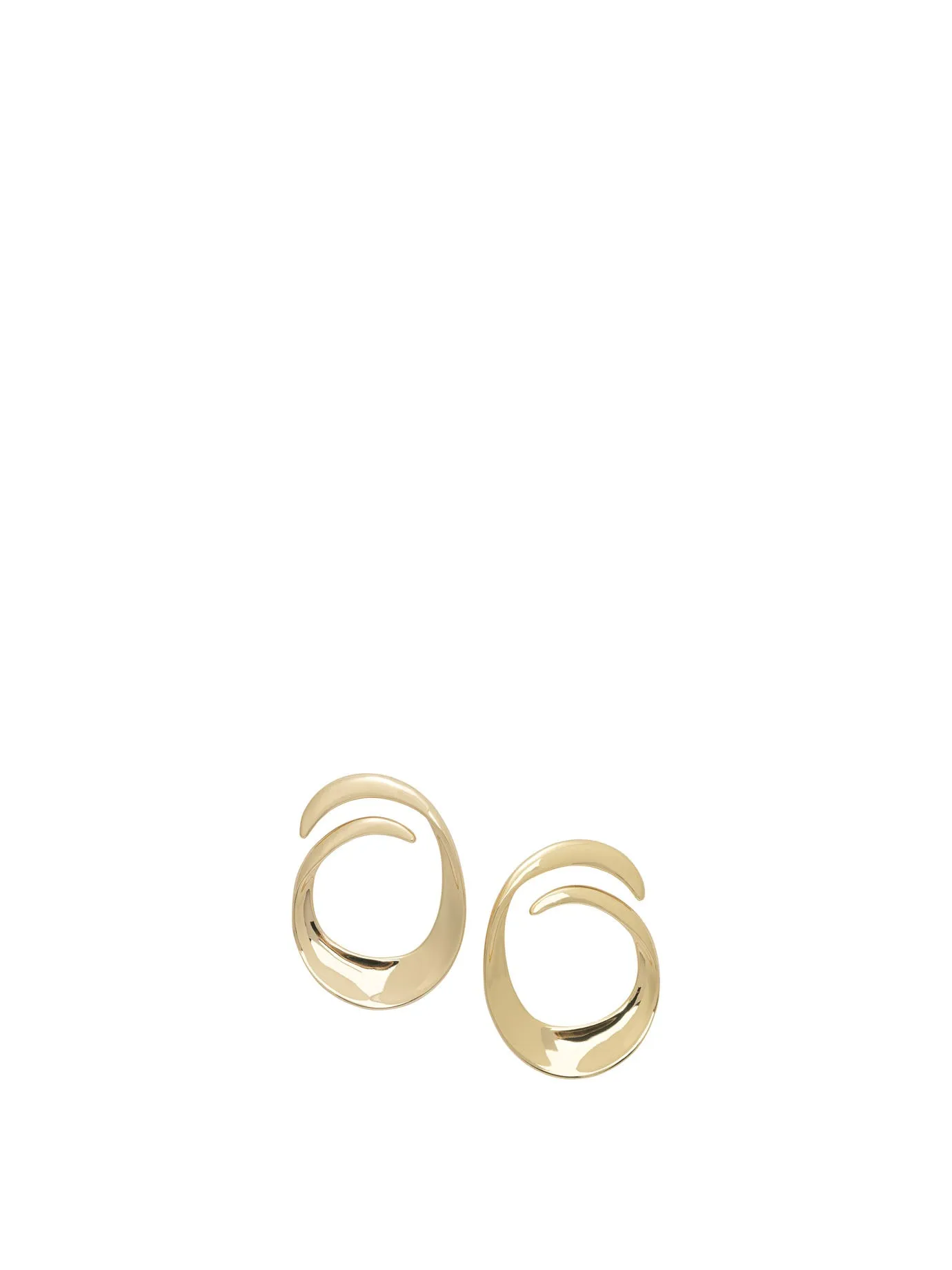 Spiral Earrings Jewels Gold sold by Wanan Luxury