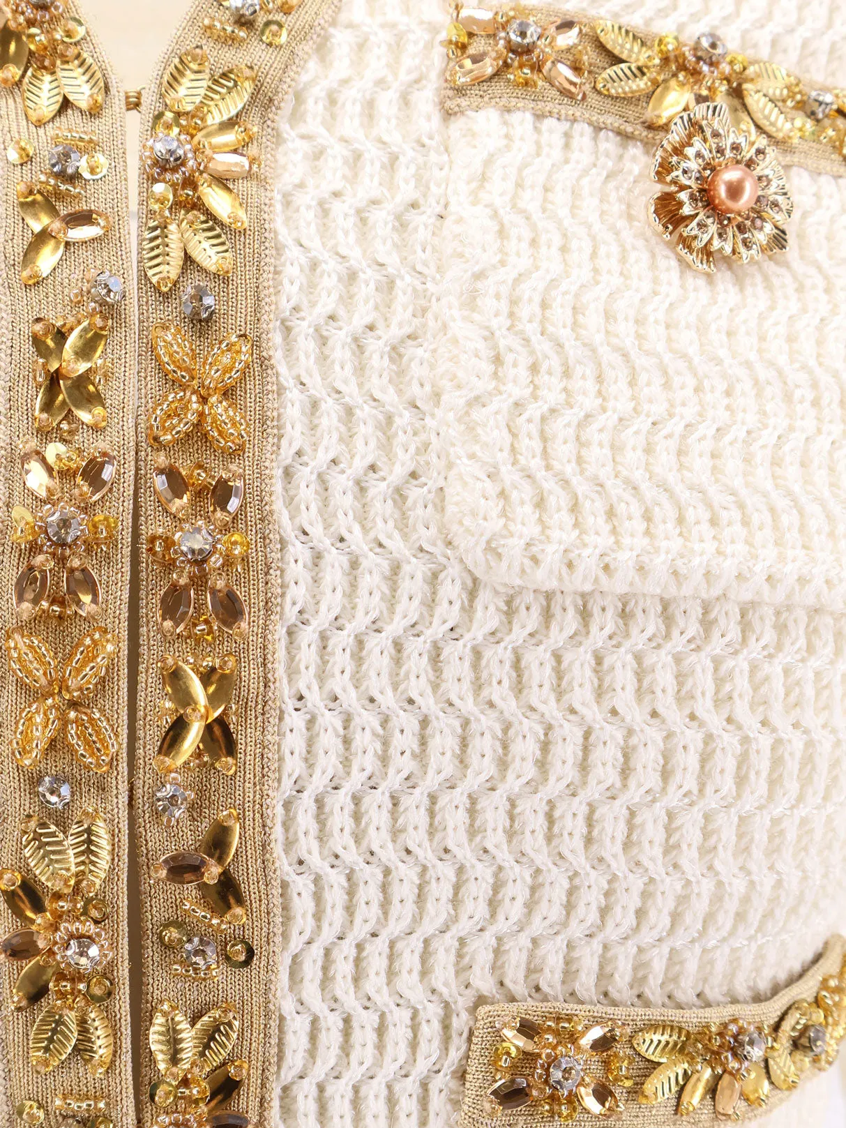 Cardigan With Rhinestones Profiles sold by Wanan Luxury product image thumbnail 3